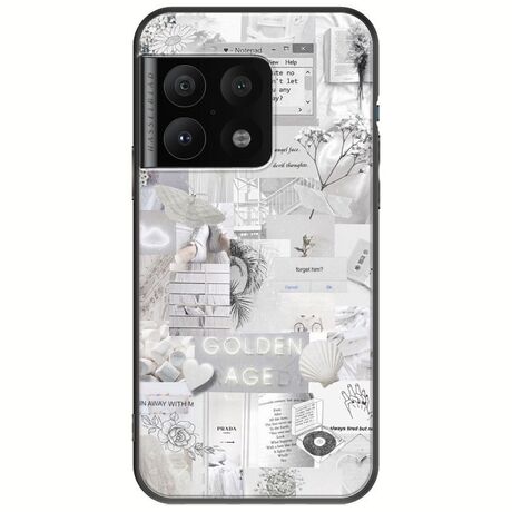 Aesthetic White OnePlus 10 Pro Black TPU (Μαύρη Σιλικόνη)
