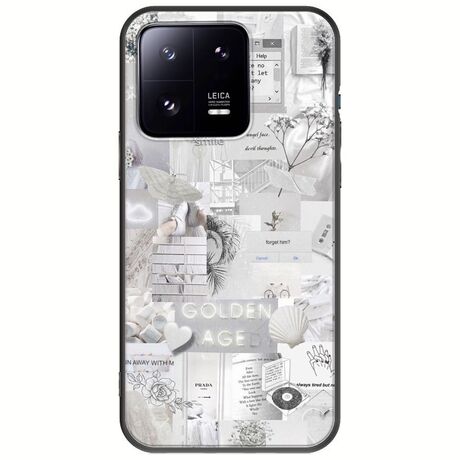 Aesthetic White Xiaomi 13 Pro 5G Black TPU (Μαύρη Σιλικόνη)