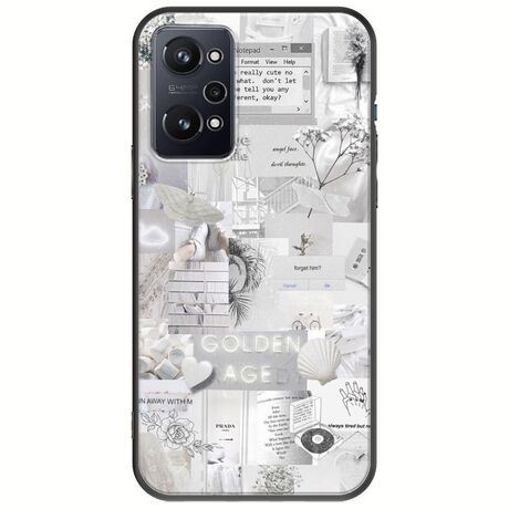 Aesthetic White Realme GT Neo 3T Black TPU (Μαύρη Σιλικόνη)