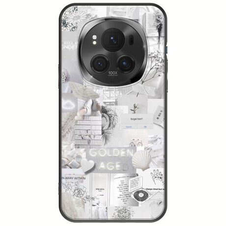 Aesthetic White Honor Magic 6 Pro 5G Black TPU (Μαύρη Σιλικόνη)