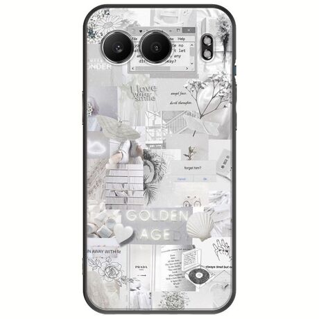 Aesthetic White OnePlus Nord 4 5G Black TPU (Μαύρη Σιλικόνη)