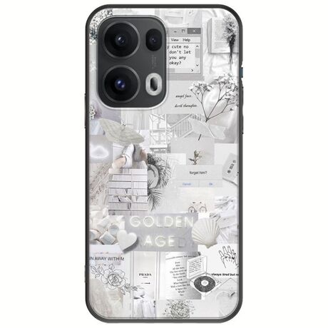 Aesthetic White Oppo Reno 13 Pro 5G Black TPU (Μαύρη Σιλικόνη)