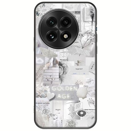 Aesthetic White OnePlus 13 5G Black TPU (Μαύρη Σιλικόνη)