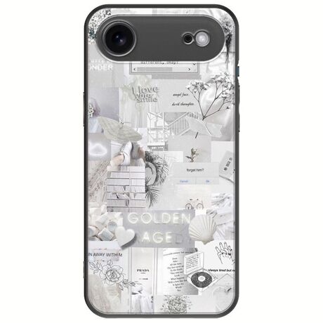 Aesthetic White iPhone Air Black TPU (Μαύρη Σιλικόνη)
