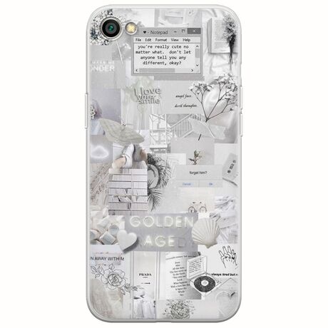 Aesthetic White Xiaomi Redmi Note 5A Standard Flexible TPU (Διάφανη Σιλικόνη)