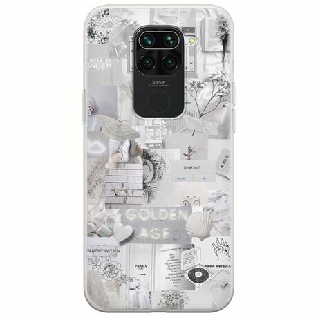 Aesthetic White Xiaomi Redmi Note 9 Flexible TPU (Διάφανη Σιλικόνη)