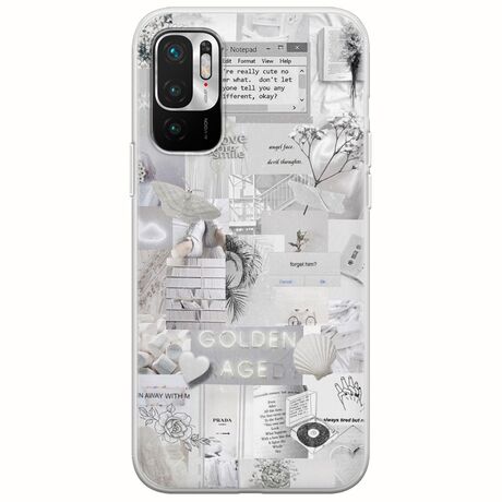 Aesthetic White Xiaomi Redmi Note 10 5G Flexible TPU (Διάφανη Σιλικόνη)
