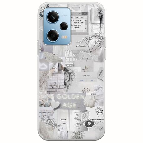 Aesthetic White Xiaomi Redmi Note 12 4G Flexible TPU (Διάφανη Σιλικόνη)