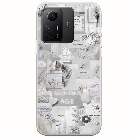 Aesthetic White Xiaomi Redmi Note 12S Flexible TPU (Διάφανη Σιλικόνη)
