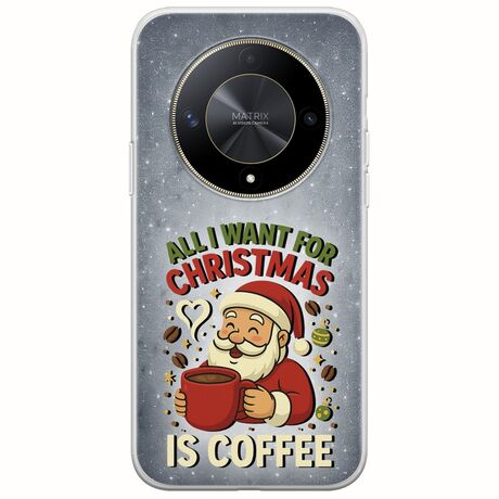 All I Want For Christmas Is - Coffee Honor Magic 6 Lite 5G Flexible TPU (Διάφανη Σιλικόνη)