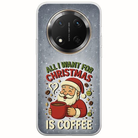 All I Want For Christmas Is - Coffee Honor Magic 7 Lite 5G Flexible TPU (Διάφανη Σιλικόνη)