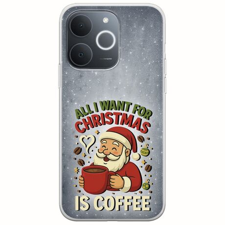 All I Want For Christmas Is - Coffee Realme Note 70T Flexible TPU (Διάφανη Σιλικόνη)