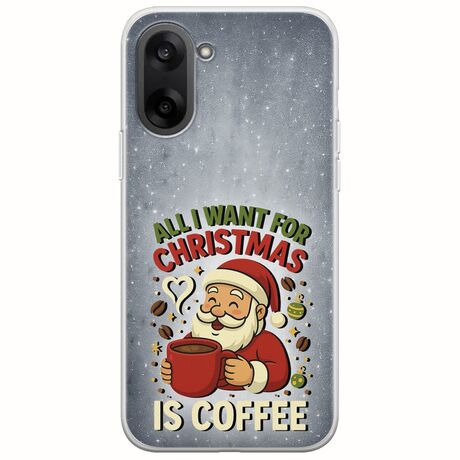 All I Want For Christmas Is - Coffee OnePlus Nord CE5 5G Flexible TPU (Διάφανη Σιλικόνη)
