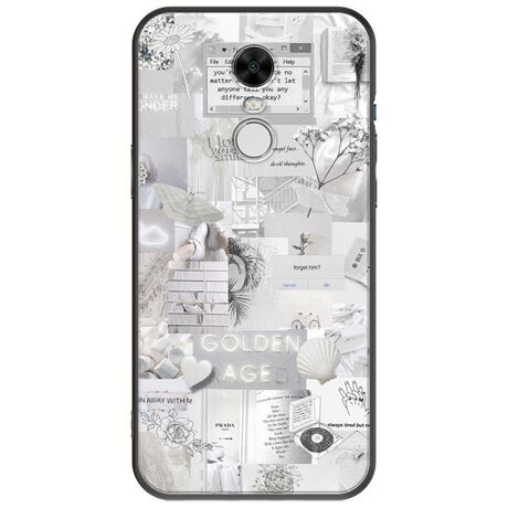 Aesthetic White Xiaomi Redmi Note 4 / Note 4X Black TPU (Μαύρη Σιλικόνη)