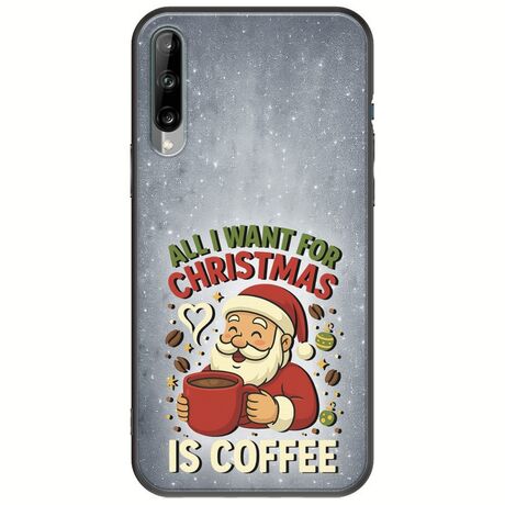All I Want For Christmas Is - Coffee Samsung Galaxy A30s Black TPU (Μαύρη Σιλικόνη)
