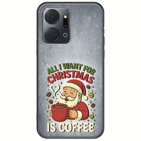 All I Want For Christmas Is - Coffee Honor X7a Black TPU (Μαύρη Σιλικόνη)