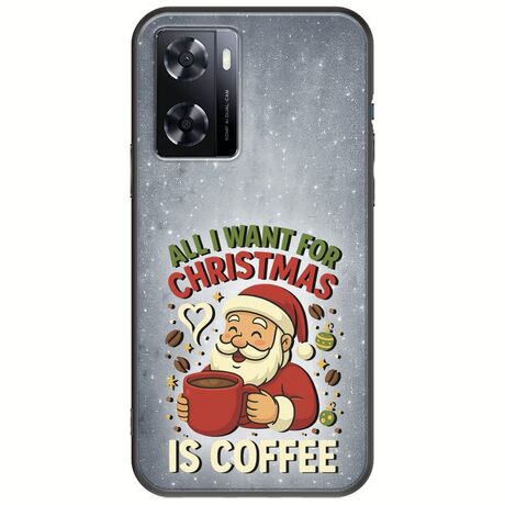 All I Want For Christmas Is - Coffee OnePlus Nord N20 SE Black TPU (Μαύρη Σιλικόνη)