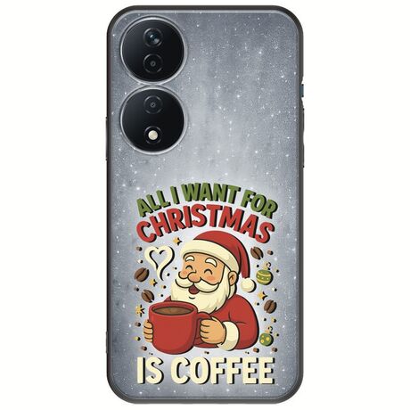 All I Want For Christmas Is - Coffee Honor X7b Black TPU (Μαύρη Σιλικόνη)