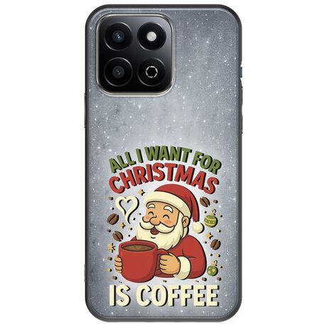 All I Want For Christmas Is - Coffee Honor 200 Smart 5G Black TPU (Μαύρη Σιλικόνη)