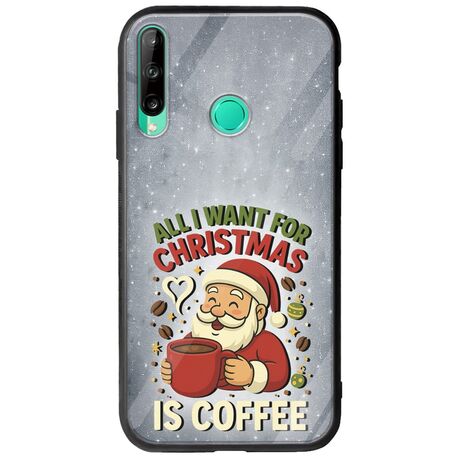 All I Want For Christmas Is - Coffee Huawei P40 Lite E Groove TPU (Tempered Glass και TPU)