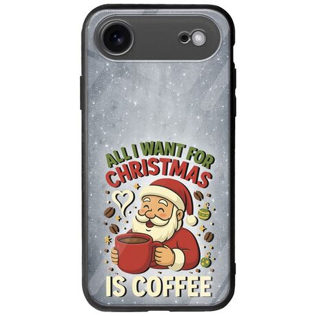 All I Want For Christmas Is - Coffee iPhone Air Groove TPU (Tempered Glass και TPU)