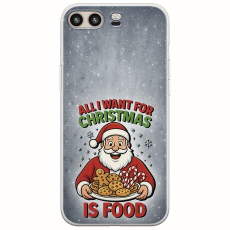 All I Want For Christmas Is - Food Huawei P10 Flexible TPU (Διάφανη Σιλικόνη)