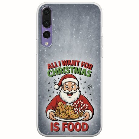 All I Want For Christmas Is - Food Huawei P20 Pro Flexible TPU (Διάφανη Σιλικόνη)