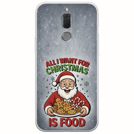 All I Want For Christmas Is - Food Huawei Mate 10 Lite Flexible TPU (Διάφανη Σιλικόνη)