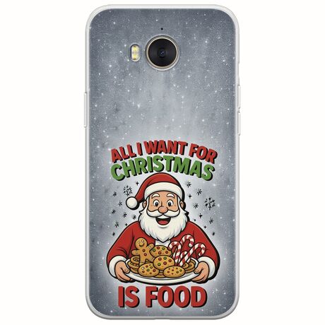 All I Want For Christmas Is - Food Huawei Y6 2017 Flexible TPU (Διάφανη Σιλικόνη)