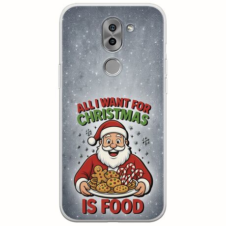 All I Want For Christmas Is - Food Huawei Honor 6X Flexible TPU (Διάφανη Σιλικόνη)