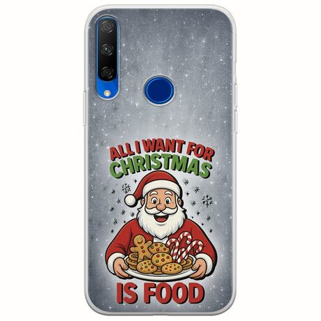 All I Want For Christmas Is - Food Huawei Honor 20 Lite Flexible TPU (Διάφανη Σιλικόνη)