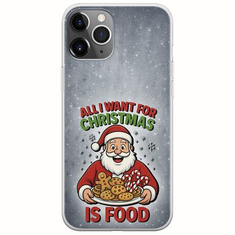 All I Want For Christmas Is - Food iPhone 11 Pro Max Flexible TPU (Διάφανη Σιλικόνη)