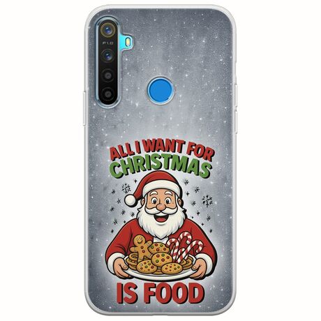 All I Want For Christmas Is - Food Realme 5/5i/5s Flexible TPU (Διάφανη Σιλικόνη)