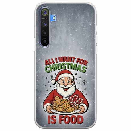 All I Want For Christmas Is - Food Realme 6 Flexible TPU (Διάφανη Σιλικόνη)