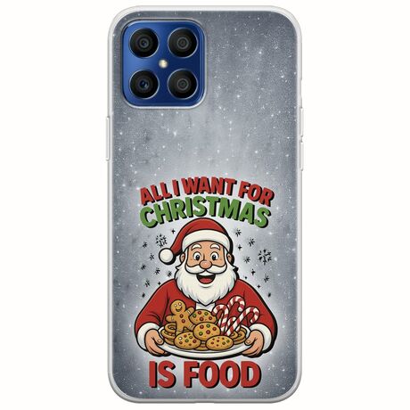 All I Want For Christmas Is - Food Honor X8 Flexible TPU (Διάφανη Σιλικόνη)