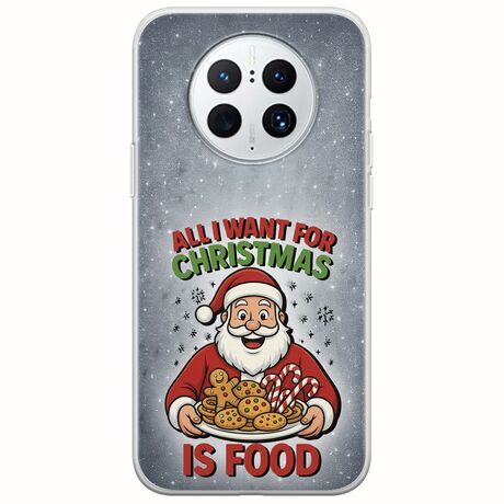 All I Want For Christmas Is - Food Huawei Mate 50 Pro Flexible TPU (Διάφανη Σιλικόνη)