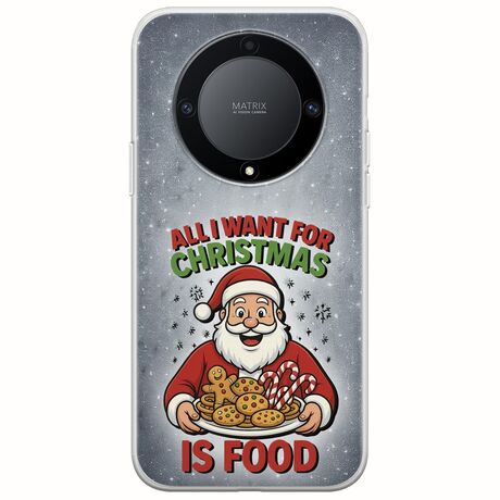 All I Want For Christmas Is - Food Honor Magic 5 Lite 5G Flexible TPU (Διάφανη Σιλικόνη)