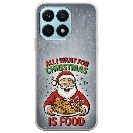 All I Want For Christmas Is - Food Honor X8a Flexible TPU (Διάφανη Σιλικόνη)