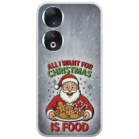 All I Want For Christmas Is - Food Honor 90 5G Flexible TPU (Διάφανη Σιλικόνη)