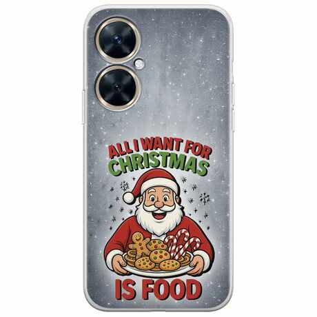 All I Want For Christmas Is - Food Huawei Nova 11i Flexible TPU (Διάφανη Σιλικόνη)