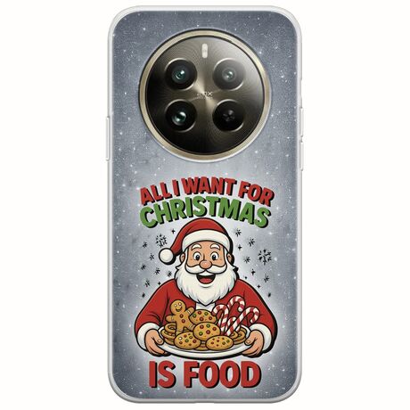 All I Want For Christmas Is - Food Realme 12 Pro 5G Flexible TPU (Διάφανη Σιλικόνη)