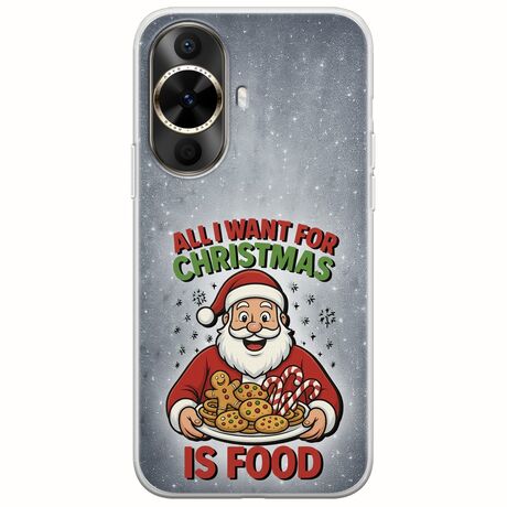 All I Want For Christmas Is - Food Huawei Nova 12s Flexible TPU (Διάφανη Σιλικόνη)