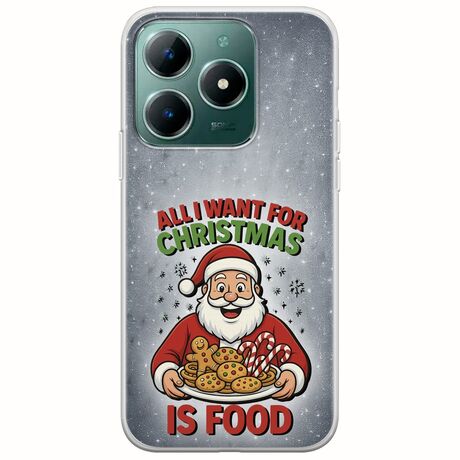 All I Want For Christmas Is - Food Realme C61 Flexible TPU (Διάφανη Σιλικόνη)
