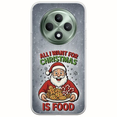 All I Want For Christmas Is - Food Oppo Reno 12 F 5G Flexible TPU (Διάφανη Σιλικόνη)