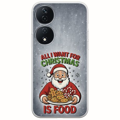 All I Want For Christmas Is - Food Honor X7b Flexible TPU (Διάφανη Σιλικόνη)