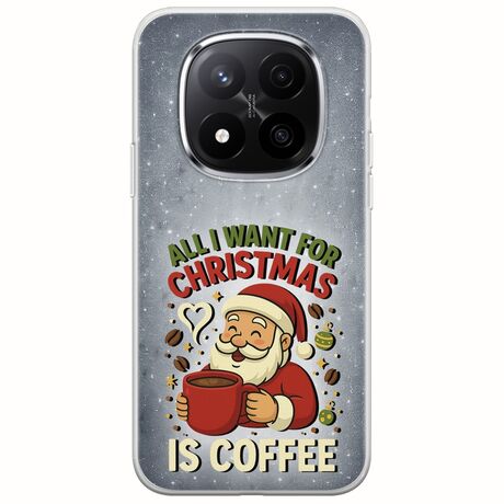 All I Want For Christmas Is - Coffee Xiaomi Poco X7 5G Flexible TPU (Διάφανη Σιλικόνη)