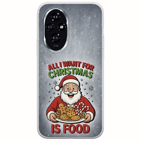 All I Want For Christmas Is - Food Honor 200 5G Flexible TPU (Διάφανη Σιλικόνη)