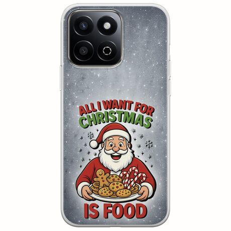 All I Want For Christmas Is - Food Honor 200 Smart 5G Flexible TPU (Διάφανη Σιλικόνη)