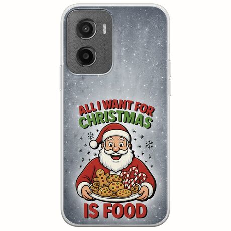 All I Want For Christmas Is - Food Motorola Moto G05 Flexible TPU (Διάφανη Σιλικόνη)