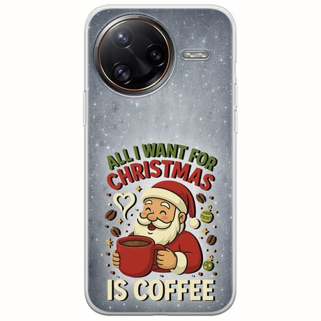 All I Want For Christmas Is - Coffee Xiaomi Poco F7 Ultra 5G Flexible TPU (Διάφανη Σιλικόνη)